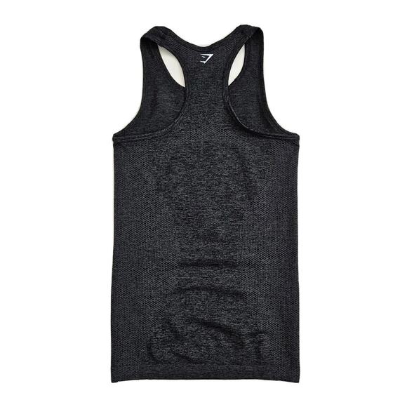 Gymshark (Womens Medium) Vital Seamless Tank Top Sleeveless Shirt Racerback Gray - Picture 3 of 5